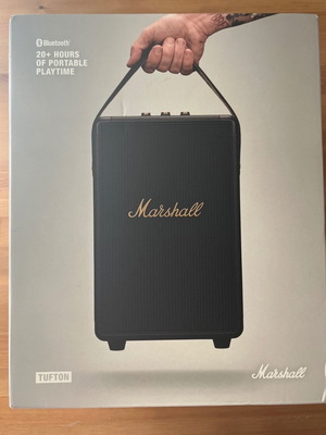 Ηχείο Bluetooth Marshall Tufton μαύρο και μπρούτζινο 80W