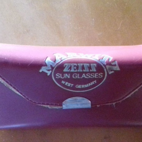 Marwitz Zeiss vintage 80s sunglasses used, silver
