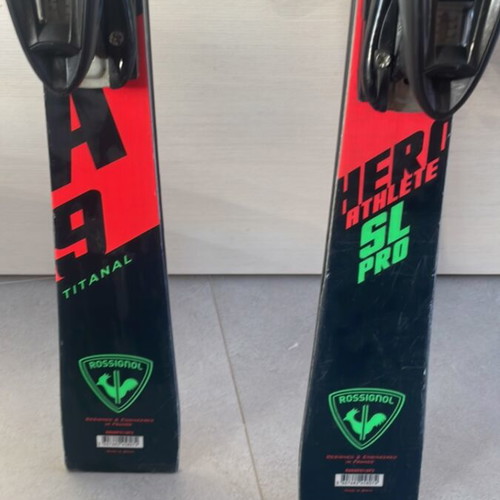 Rossignol Hero SL Pro 135 used with bindings carbon