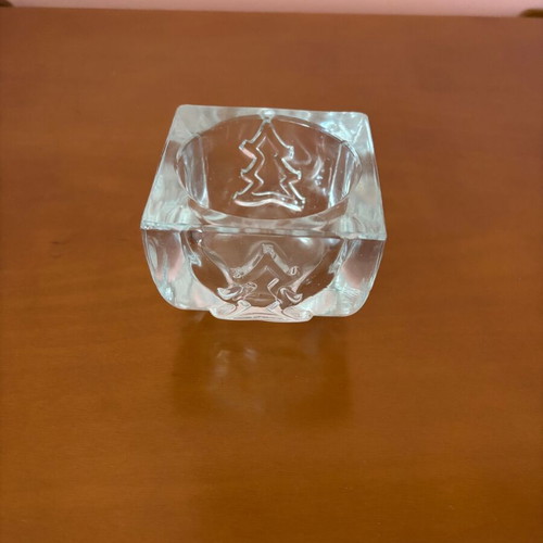 Glass Christmas items like new, set of 2 pieces
