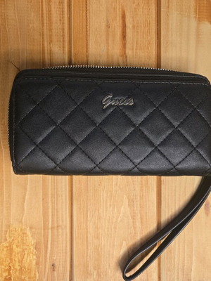 Guess black wallet like new