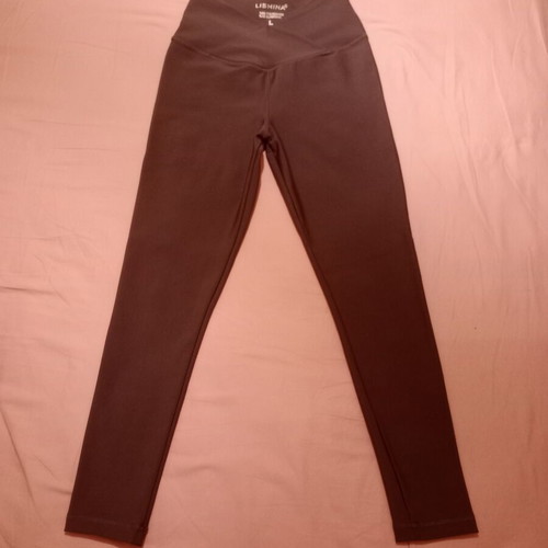 The Lady Lismina Leggings like new, size large, brown and purple