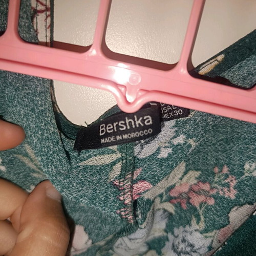 Bershka floral short dress like new, size L