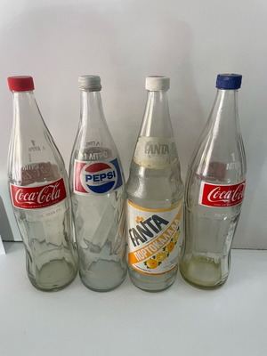 Bottles used, pack of 4 pieces
