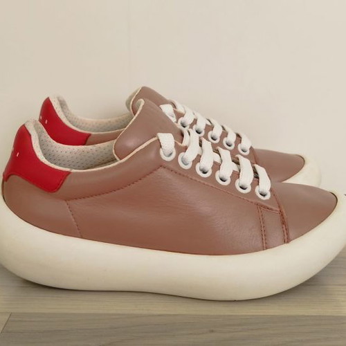 Marni banana sneakers used, beige, size 36