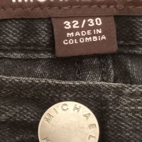 Michael Kors jeans like new, dark gray to black, size L
