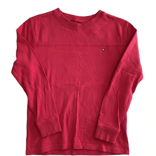 Tommy Hilfiger blouse used, size M for 8 years, red