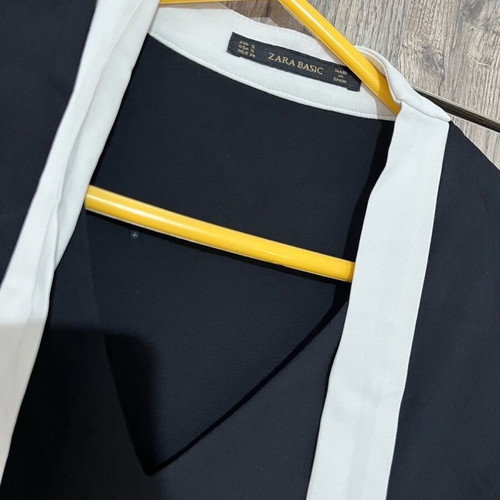 Black midi dress Zara like new, size S