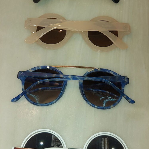 Round sunglasses used, pack of 6, multicolor