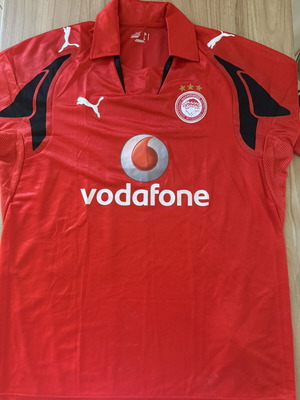 Ολυμπιακός Puma Home Jersey 2006-07 XL σαν καινούργιο, Στολτίδης #6, επίσημο προϊόν