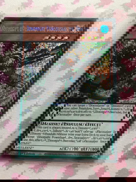 Yugioh καρτα Dinomight Powerload Secret Rare 1st edition