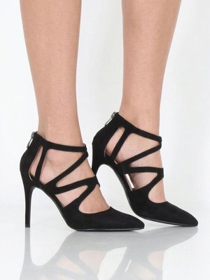 Γόβες με ανοίγματα μαύρες Zara σαν καινούργιο Νο 36