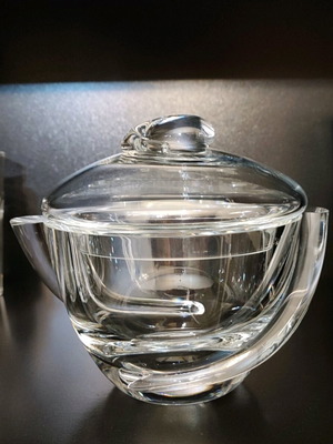 Crystal Fountain/Sugar Bowl Krosno