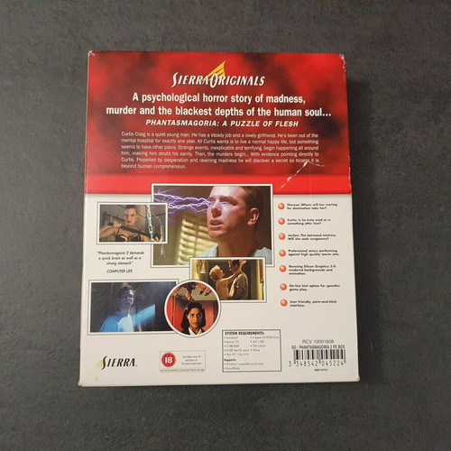 Phantasmagoria A puzzle of flesh PC game used, Big Box 1996