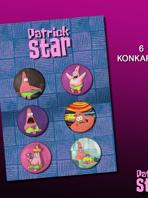 Patrick Star pins set of 6 new, SpongeBob