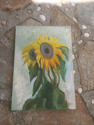 Oil painting on canvas Giannis Panoutsopoulos new