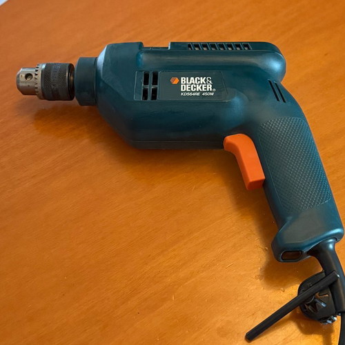Black & Decker KD564RE electric drill used, 450W with hammer function