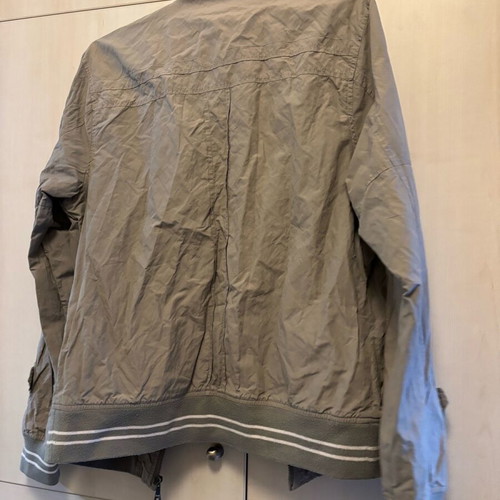 Jacket used, gray and beige, size L
