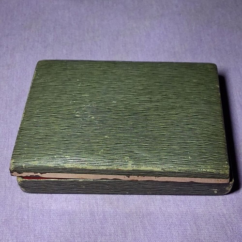 Old collectible playing card set used with case from 1950-1960