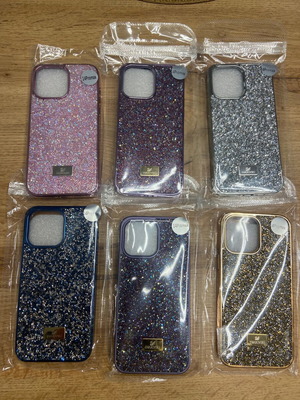 Swarovski Θήκη Κινητού για iPhone 14 Pro Max Καινούργια Luxury Crystal Design
