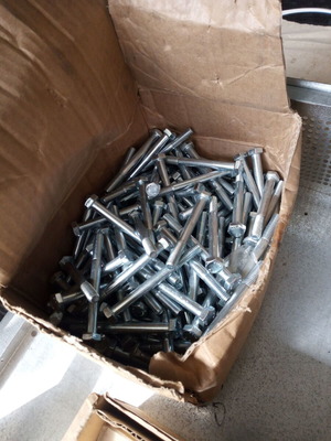 Hex Bolts M8x80 Galvanized Strength 8.8 New Pack of 130