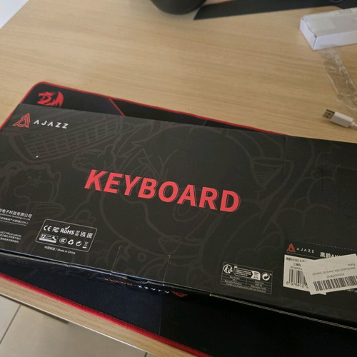 Ajazz Mechanical Keyboard like new with RGB lighting and display
