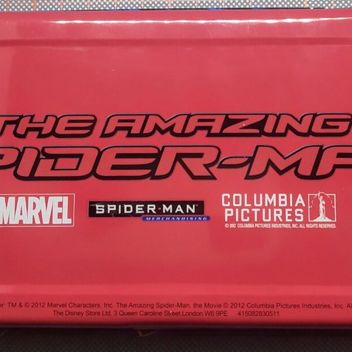 Spider Man pencil case with 18 colored Disney/Marvel pencils new