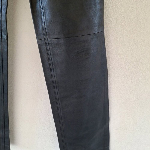Celestino leather pants like new, black, high waist