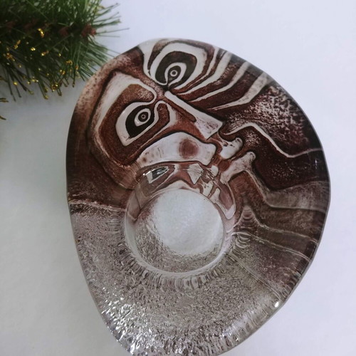 Maleras "Ideo" candle holder handmade new, collectible, Mats Jonasson 90s