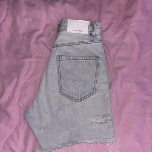 Stradivarius denim shorts like new, multicolor, size XXS
