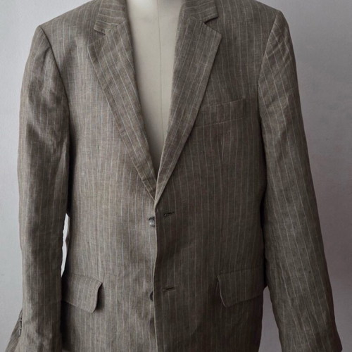 Men's linen jacket Frank Eden like new, beige, size 52