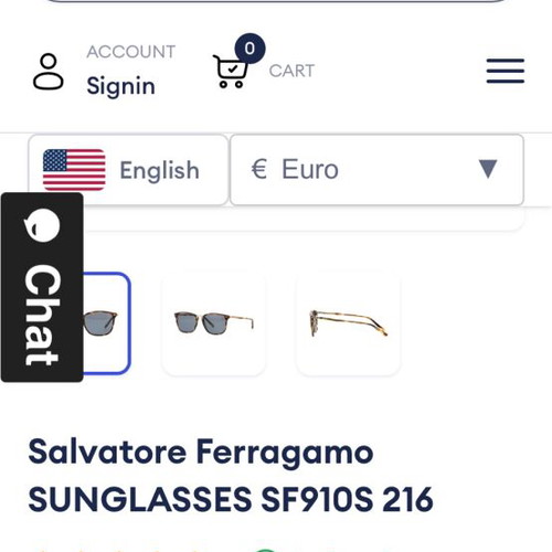 Salvatore Ferragamo men's sunglasses SF910S 216 new with case and authenticity card