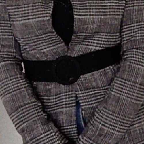 Women's check blazer and pants set used