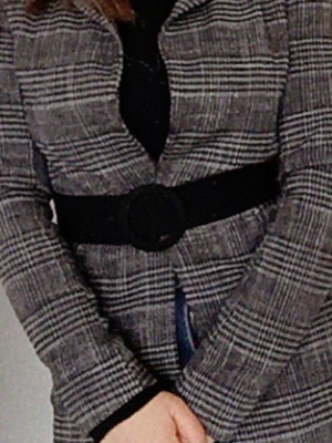 Women's check blazer and pants set used