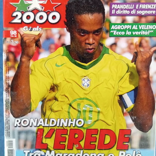 Calcio 2000 Italian Football Magazine February 2006 like new