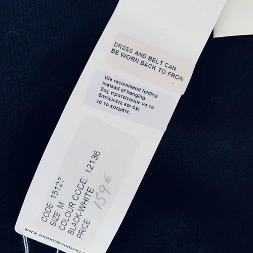 Ioanna Kourbela dress new, black and white, size M