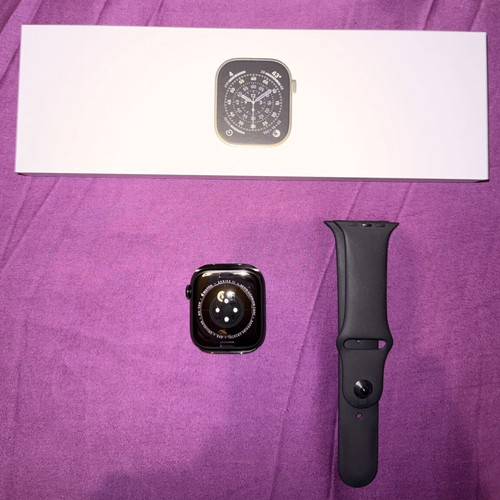 Apple Watch 11 Slate titanium 46mm like new