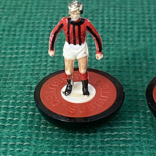 Vintage Subbuteo spares ref 57 AC Milan set of 3