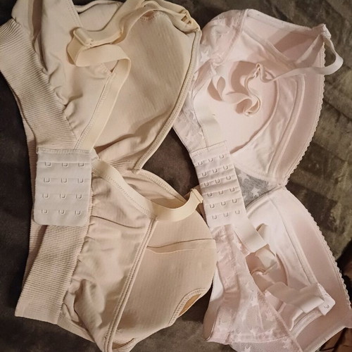 Nursing bras like new, Prenatal 40C pink and Leto M beige