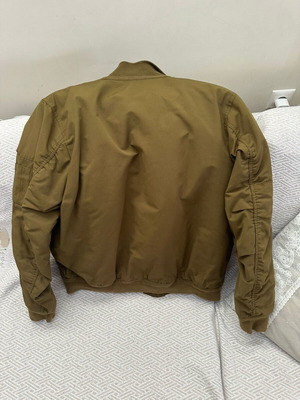 Lacoste jacket used, olive, size L