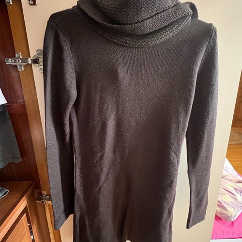 Turtleneck long blouse like new, black, size M