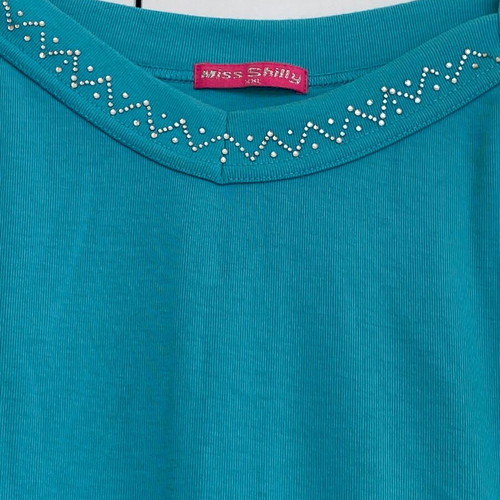 Cotton dress new, blue turquoise summer