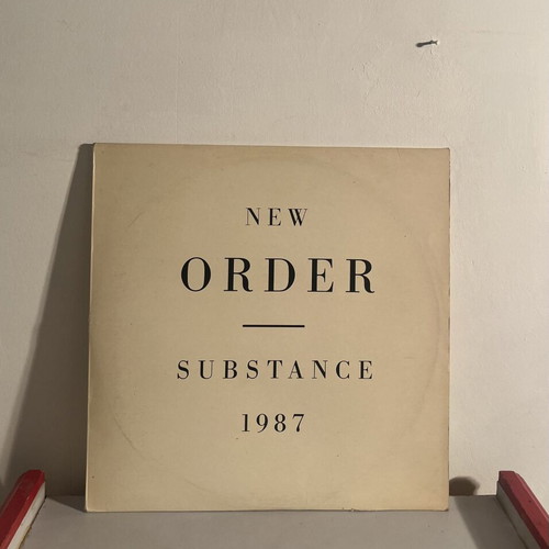 New Order Substance 1987 double vinyl LP used, synth-pop new wave