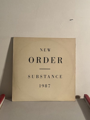 New Order Substance 1987 double vinyl LP used, synth-pop new wave
