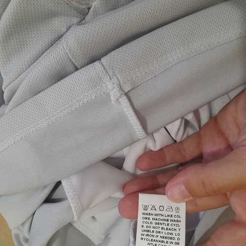 Dress like new, white and gray, size S for small Greek body types