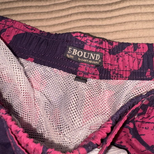 E-Bound swim shorts like new, purple with dark purple