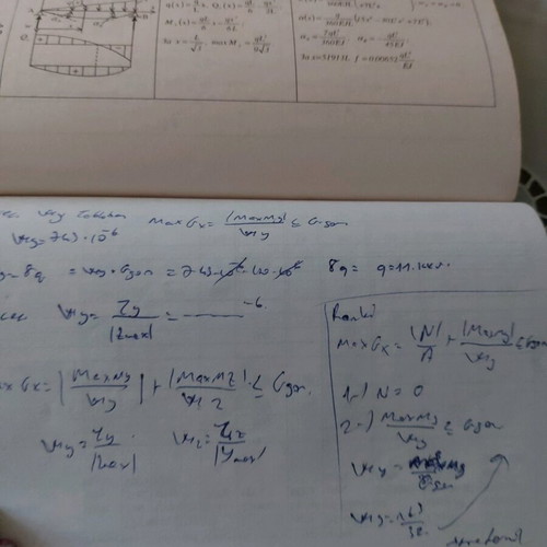 Resistance of Materials Study Tables Book used