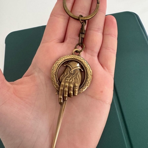 Game Of Thrones Hand of King Abysse keychain like new, multicolor