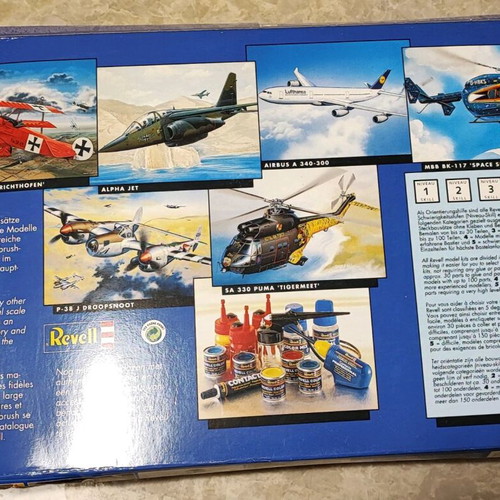 Revell Kaman SH-2F Seasprite helicopter model kit used
