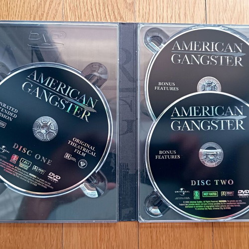American Gangster DVD μεταχειρισμένο, 3 δίσκοι συλλεκτική έκδοση με υπότιτλους
